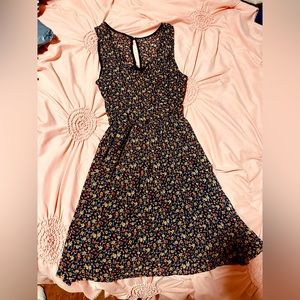 Hollister floral summer dress with lace insert